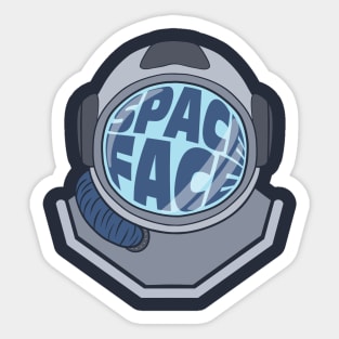 Space Face Sticker